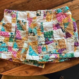 Anthropologie Pilcro Patchwork Floral Quilted Women’s Shorts - Multicolor